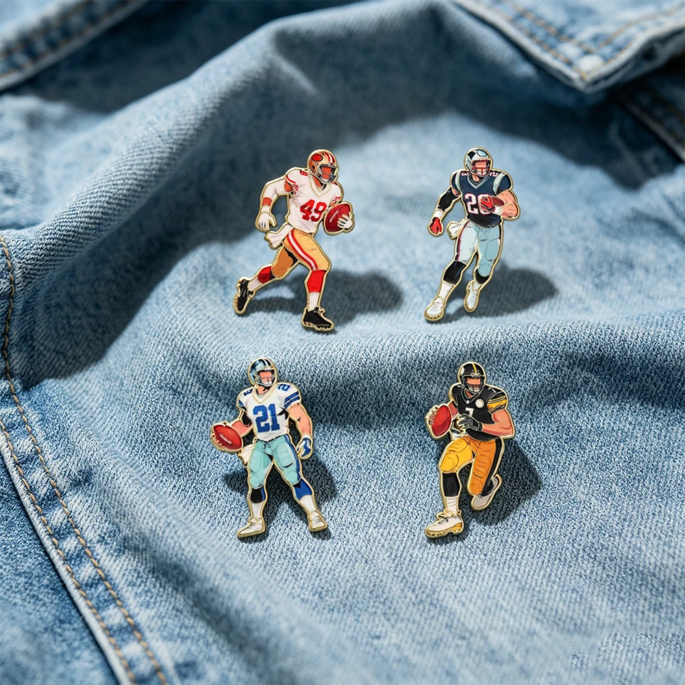 4pcs Gameday Baseball Sports Boy Children Iron-on Sew Embroidery Badge  T-shirt Hat Backpack Clothing Jewelry Accessory Kids Gif