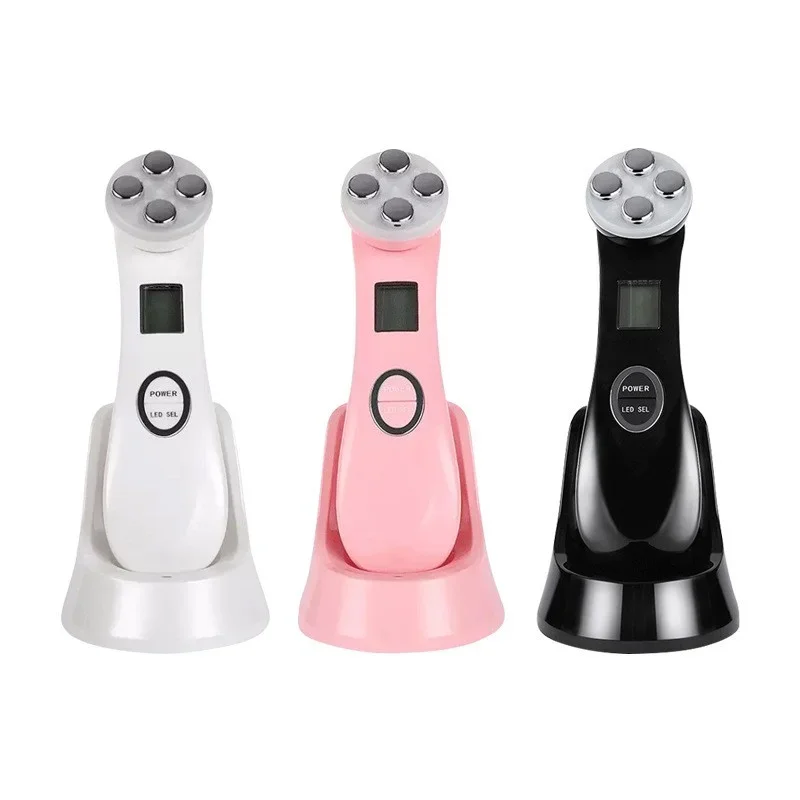 5-IN-1 RF Radio Frequency EMS Electroporation LED Photon Beauty Device Skin Lifting Tighten Anti-Wrinkle Skin Care Face Massager