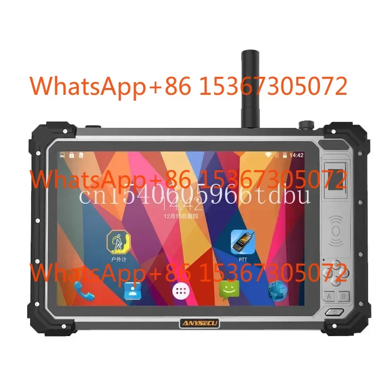 

Промышленный планшет P5 10,1 дюйма 4 Вт DMR UHF/VHF Дополнительная двусторонняя радиосвязь ANYSECU НОВЫЙ P5 4G Android9 IP67 Прочный