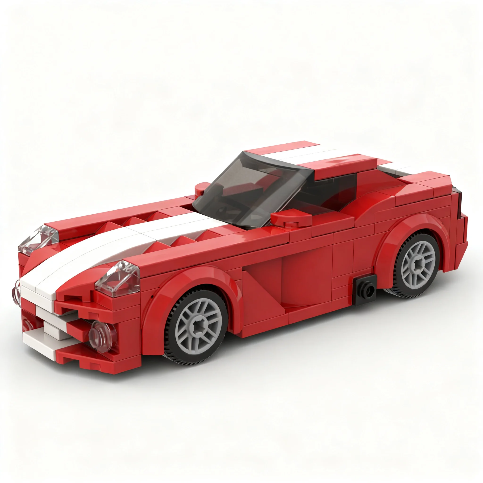 184pcs MOC City Dodge Viper SRT-10 Model Christmas Gift Collectible Display DIY Assembly Collection And Ideas