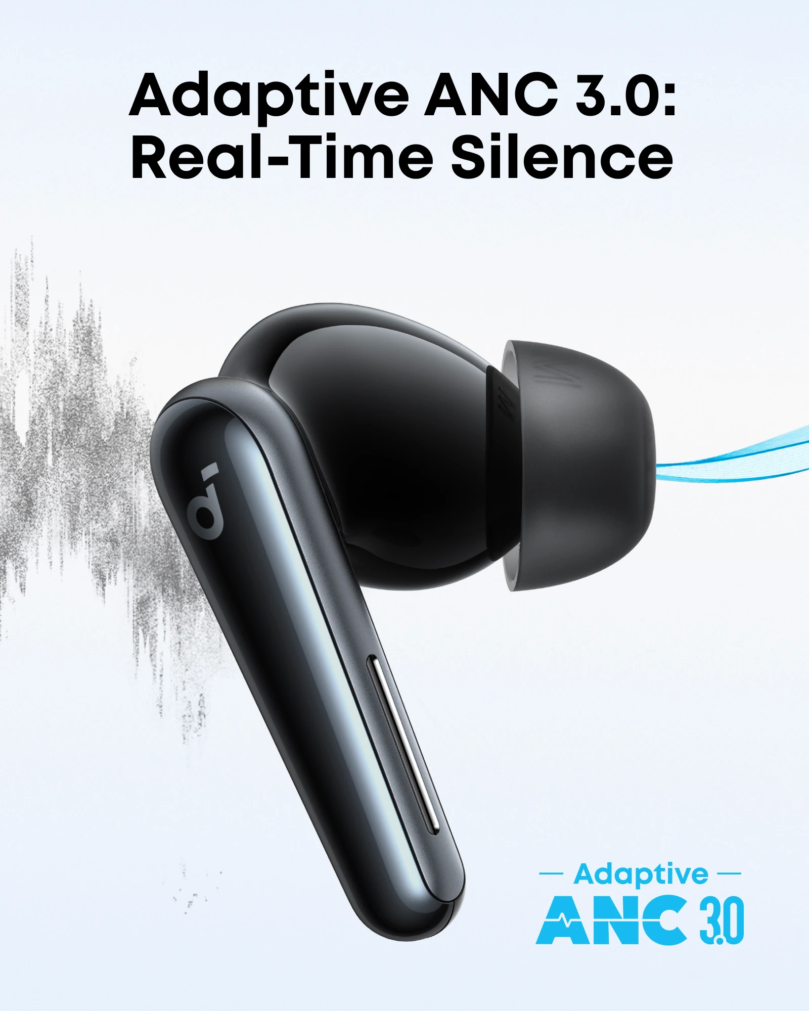 Soundcore من Anker Liberty 5 سماعات أذن لاسلكية بخاصية إلغاء الضوضاء ANC 3.0 سماعة بلوتوث 48H سماعات بلوتوث لاسلكية