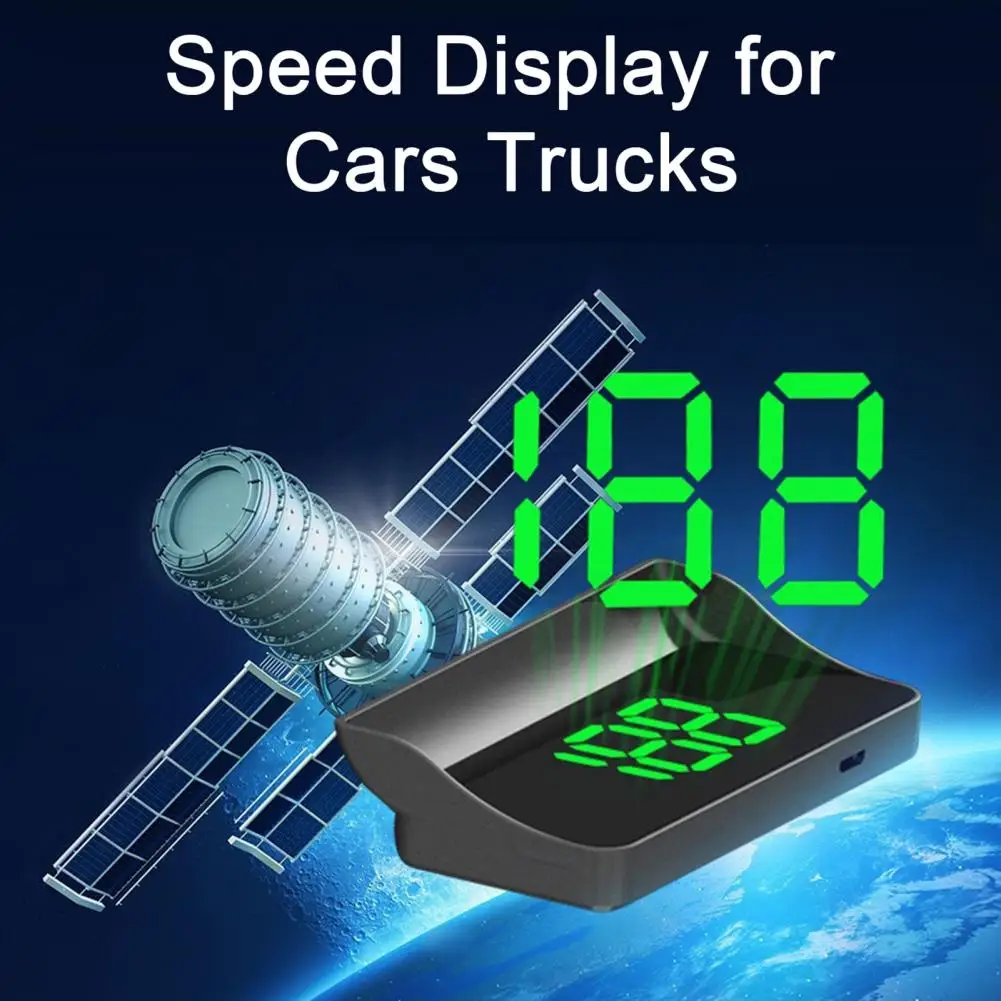 Car Heads Up Display Universal Speed Projector In-car Hud Speedometer with Gps Navigation 10hz Refresh Rate Head-up for Cars
