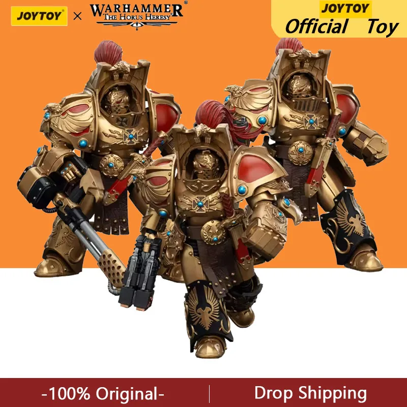

JOYTOY 1/18 Warhammer 30K Action Figure Legio Custodes Aquilon Terminator Squad 3PCS Model Model Toy Gift