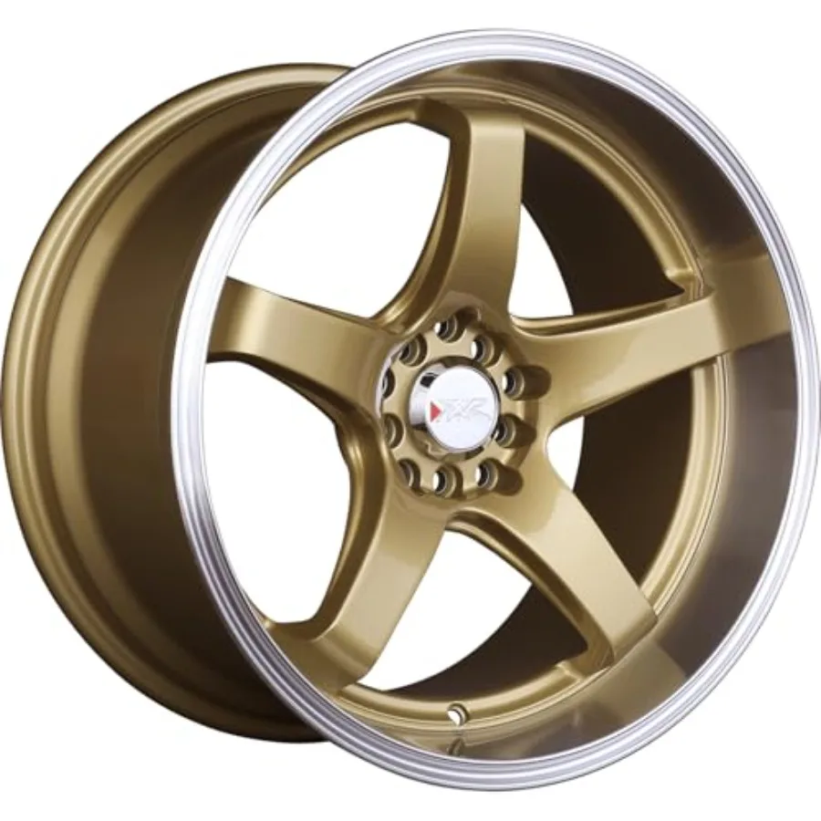 

555 17x8 5x100/5x114.3 35et Hyper Gold/Ml wheel for off-road SUVs with durable aluminum construction and high-performance finis