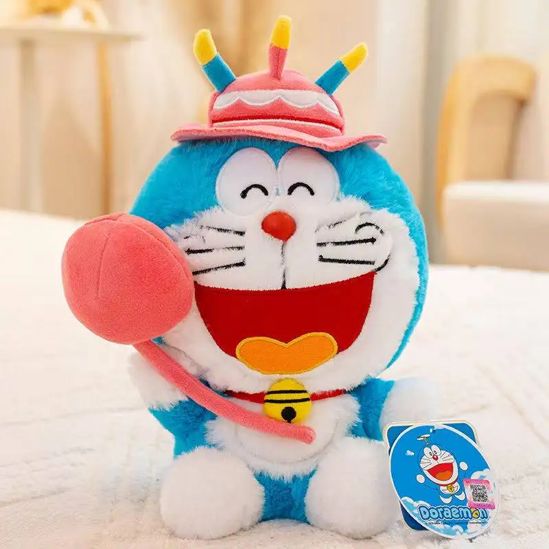 最新カウボーイシェフケーキシリーズ ドラえもん人形 かわいいぬいぐるみ漫画アニメかわいいギフト子供の誕生日プレゼント