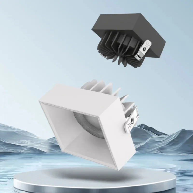 Embedded exposed waterproof downlights IP65 are suitable for kitchens, bathrooms and balconies