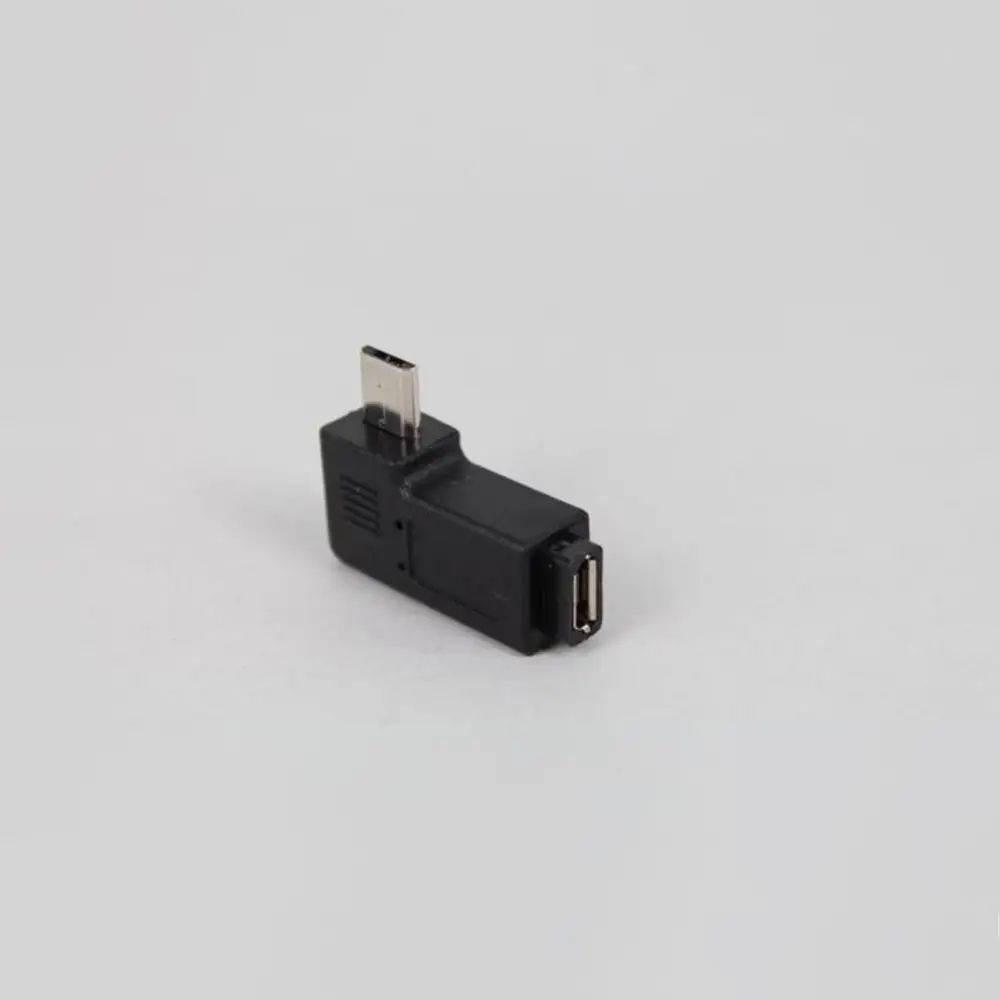 องศาซ้ายและขวามุม Mini USB 5pin หญิงไปยัง Micro USB ชาย Data Sync อะแดปเตอร์ปลั๊ก Micro USB ไปยัง Mini USB Connector