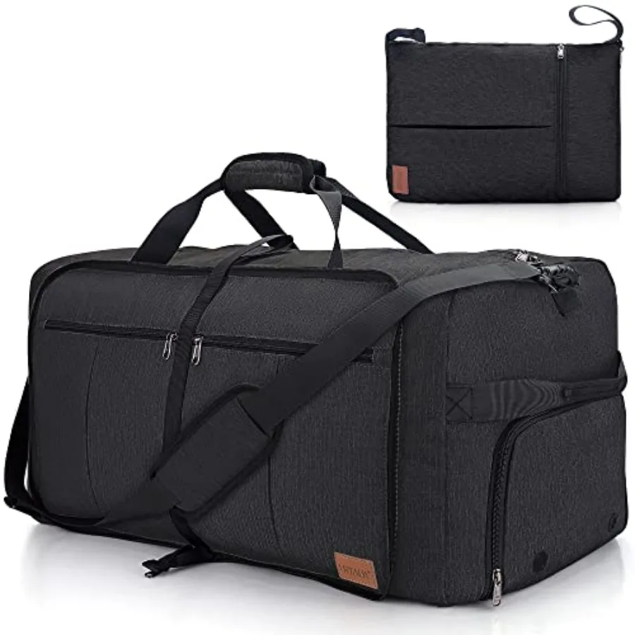 

120L Foldable Collapsible Waterproof Travel Duffel Bag for Men and Women with Shoe Compartment