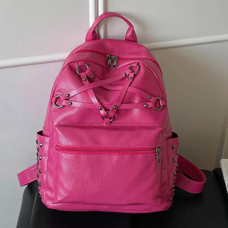 Leisure Rivet Kids Backpacks for Boy Cute Backpack Class Bags for Girl School Bag Women Travel Backpack Sports Bag Designer Bag