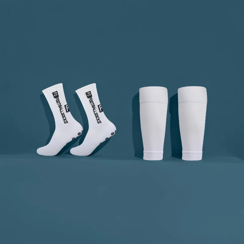 

2-piece set of thick towel bottom football socks, adult arrow glue anti slip basketball socks, breathable running socks