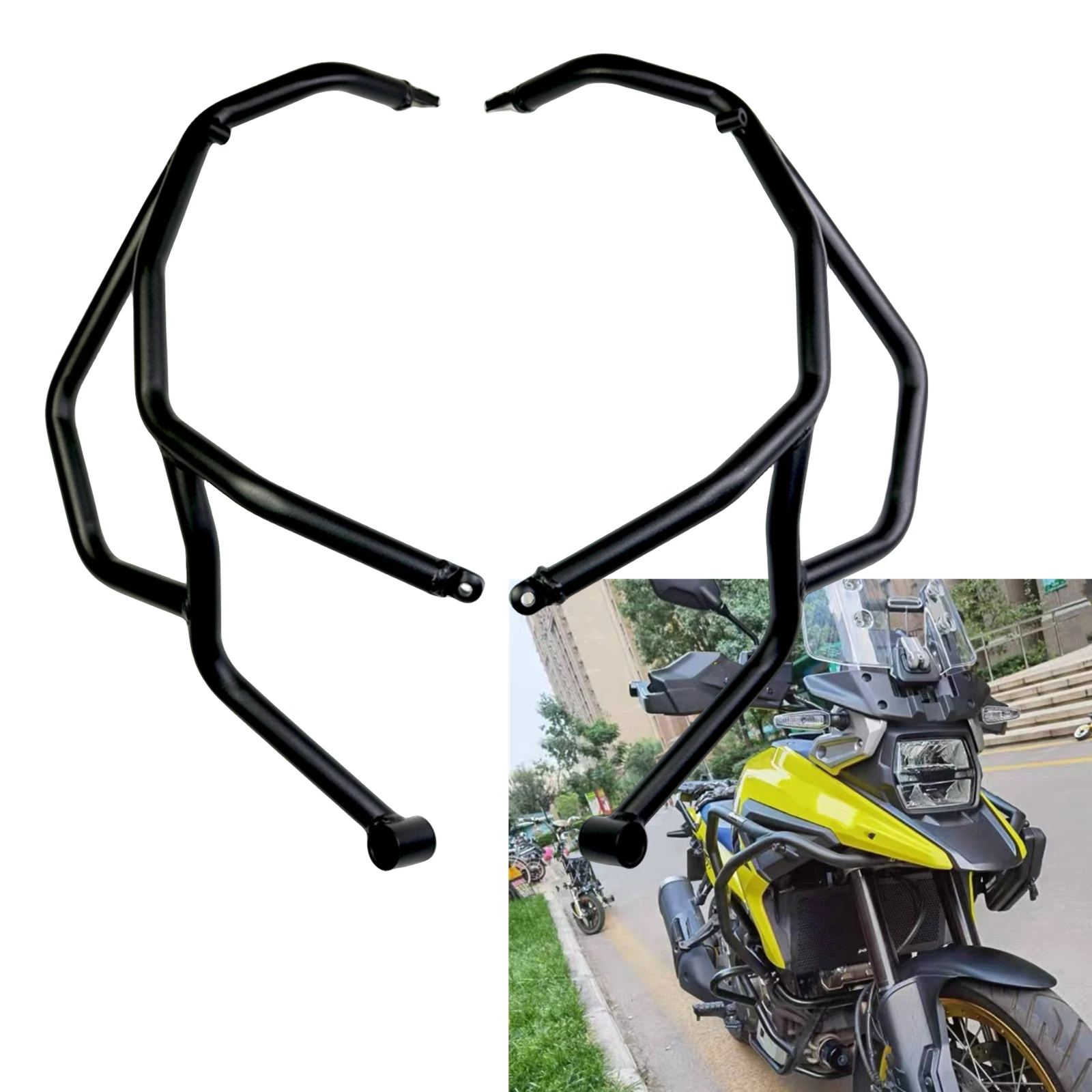 

Motorbike Engine Guard Crash Bar Protector For Suzuki DL1050XT 2021-2024