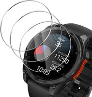 3pc Screen Protector Tempered Glass For Garmin Fenix 8 51mm 47MM 43mm Protective Film Anti-Scratch Clear HD 2.5D 9H Premium Film