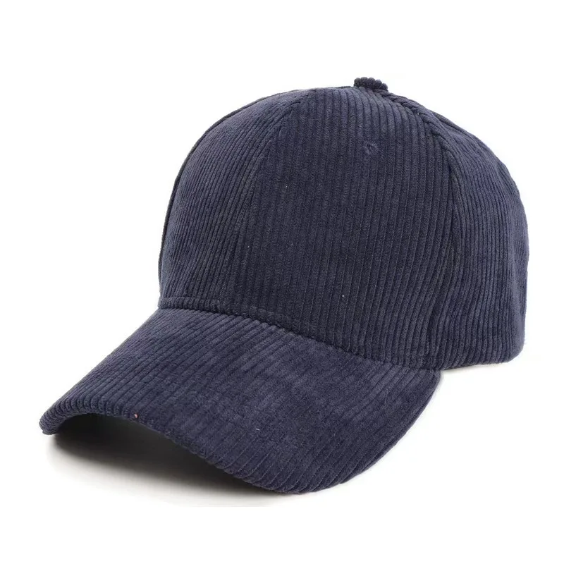 Neue Cord-Baseballkappe, warme Entenschnabelmütze für Herbst und Winter, mehrfarbige modische Sonnenschutz-Hip-Hop-Kappe für Herren und Damen – Detail 7