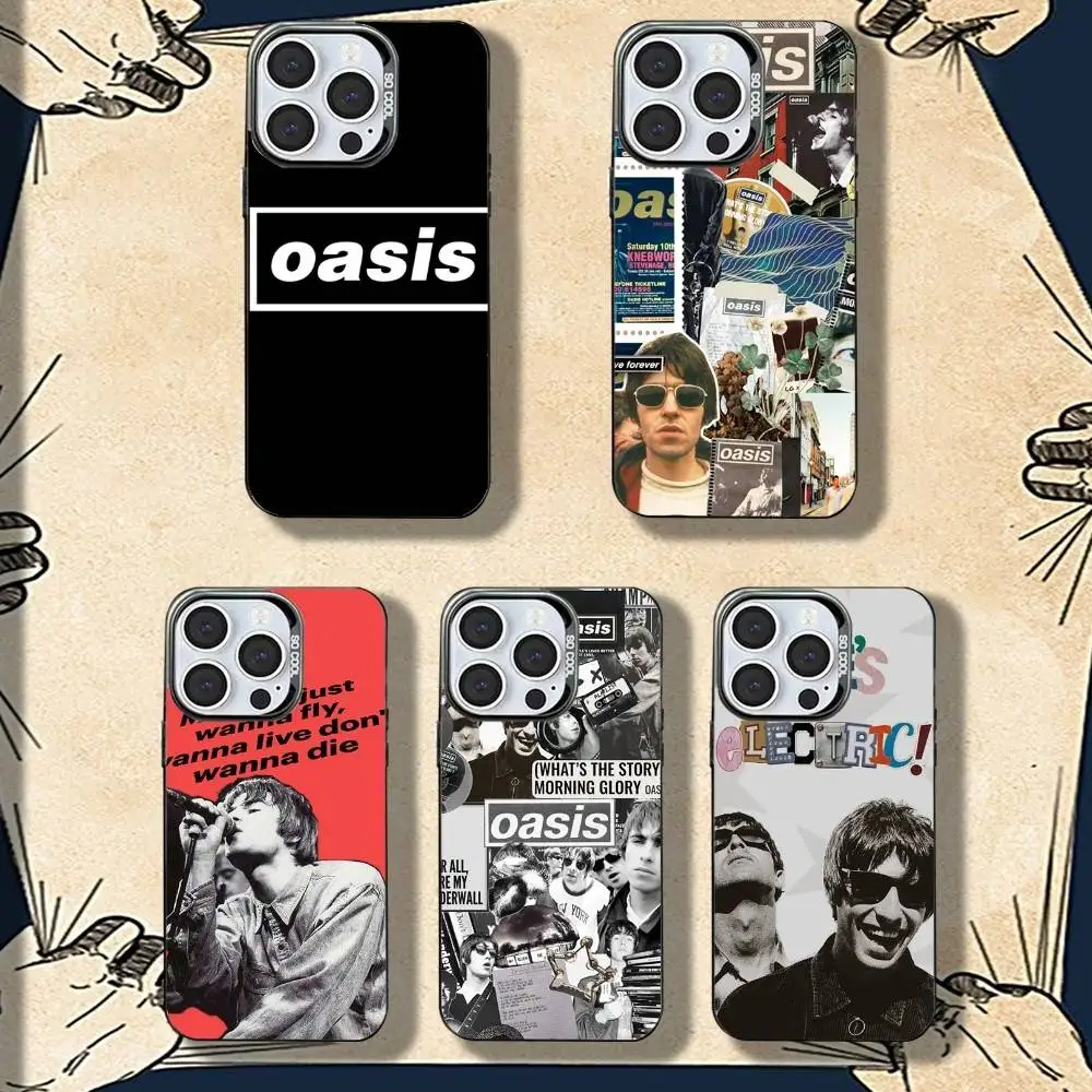 

Band O-Oasis Phone Case For iPhone 16,15,14,13,12,11,8,7,Pro,Max,Plus,Mini,XS,SE Shockproof Matte Cover