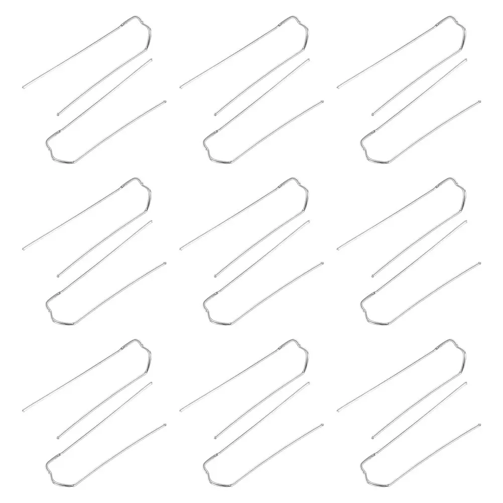 

150pcs Floral Fixing Pins Galvanized Heavy Duty Stakes Wreath Making Plant Greening Supplies Garden Fence Anchor Pearl Wreath