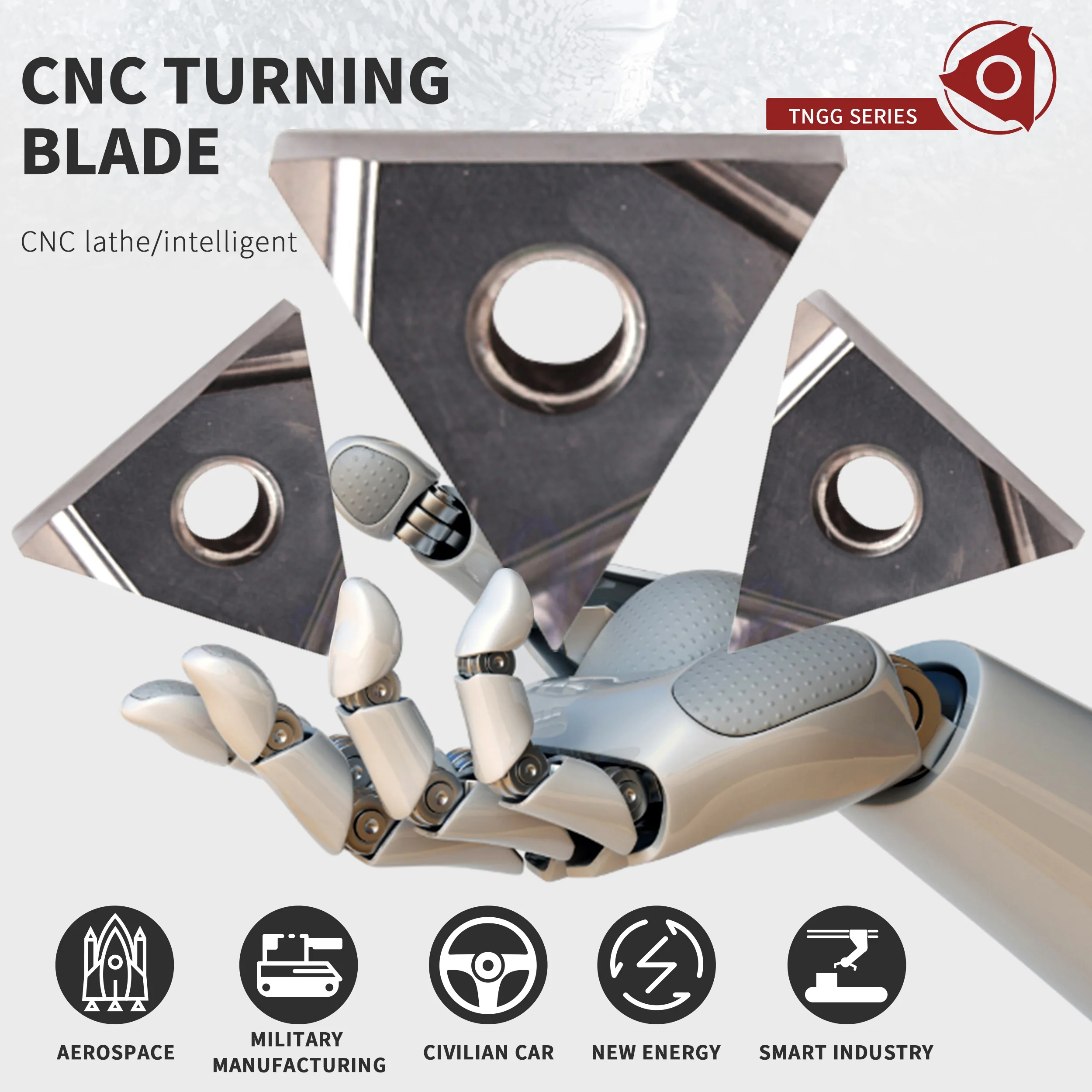 TNGG160402R-F TNGG160404R-F TNGG160402L-F TNGG160404L-F NX2525 100% الأصلي كربيد CNC المعادن مخرطة تحول أداة أدوات