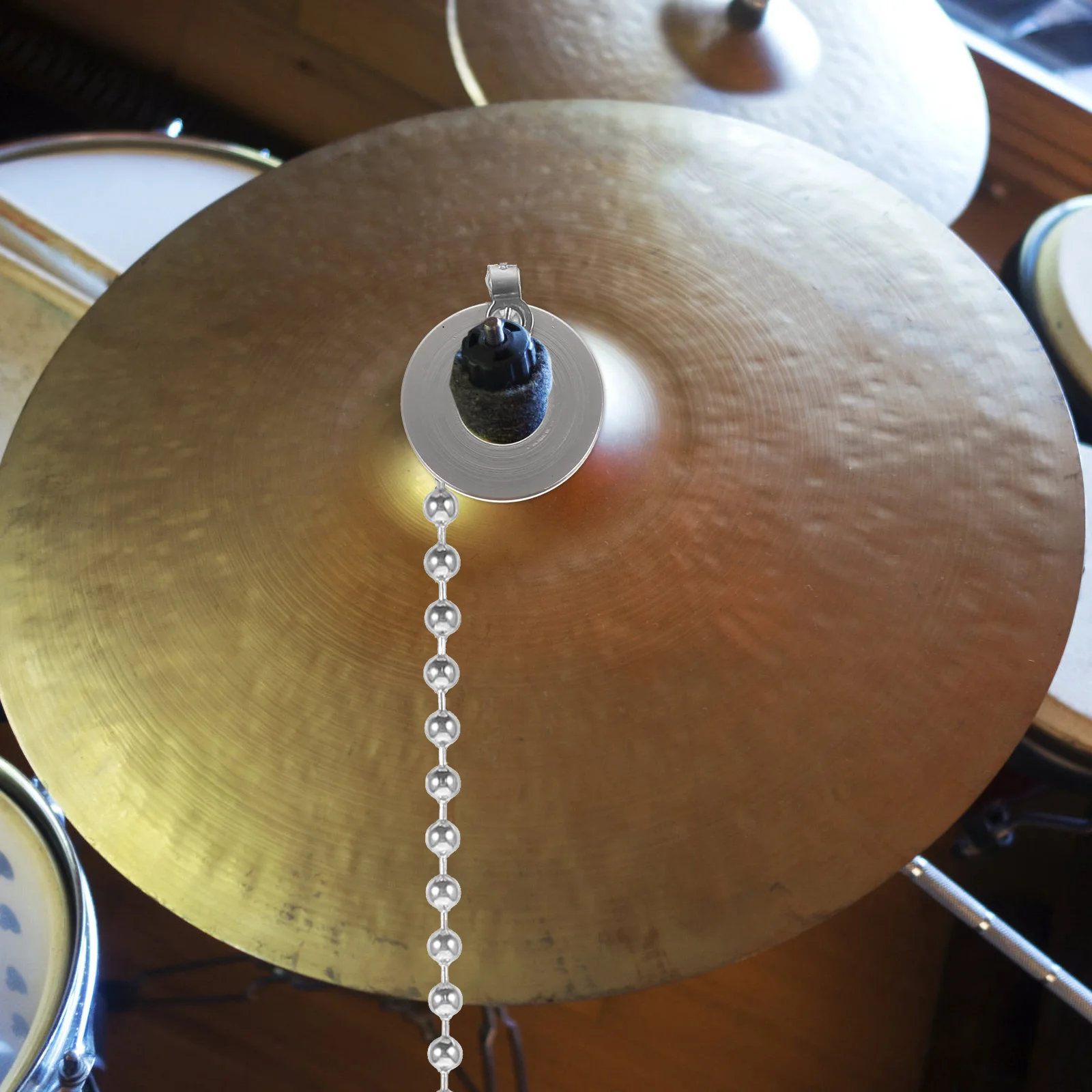 

Cymbal Sustain Chain Sizzle Cymbals Extension Splash Aluminum Alloy Drum