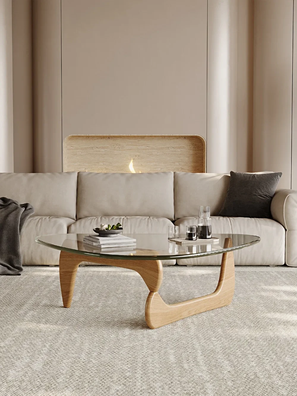 Luckysrainbo designer Isamu Noguchi Noguch triangle