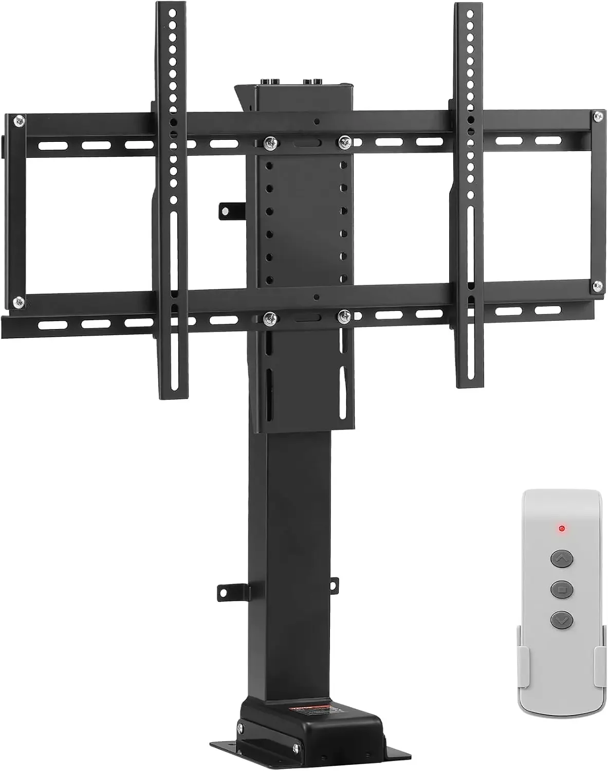 Motorized TV Lift Stroke Length 39.4 Inches Motorized TV Mount Fit for 32-70 Inch TV Lift with Remote Control Height Adjustable