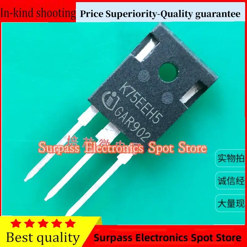 10PCS-100PCS  IKZ75N65EH5 K75EEH5  650V 75A IGBT Price Superiority-Quality guarantee