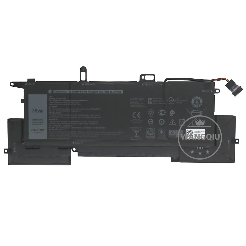Imagem -02 - Bateria do Portátil para Dell Inspiron 7400 Latitude 7400 em 7270 E7260 9410 Nf2mw 52wh 7146w 78wh