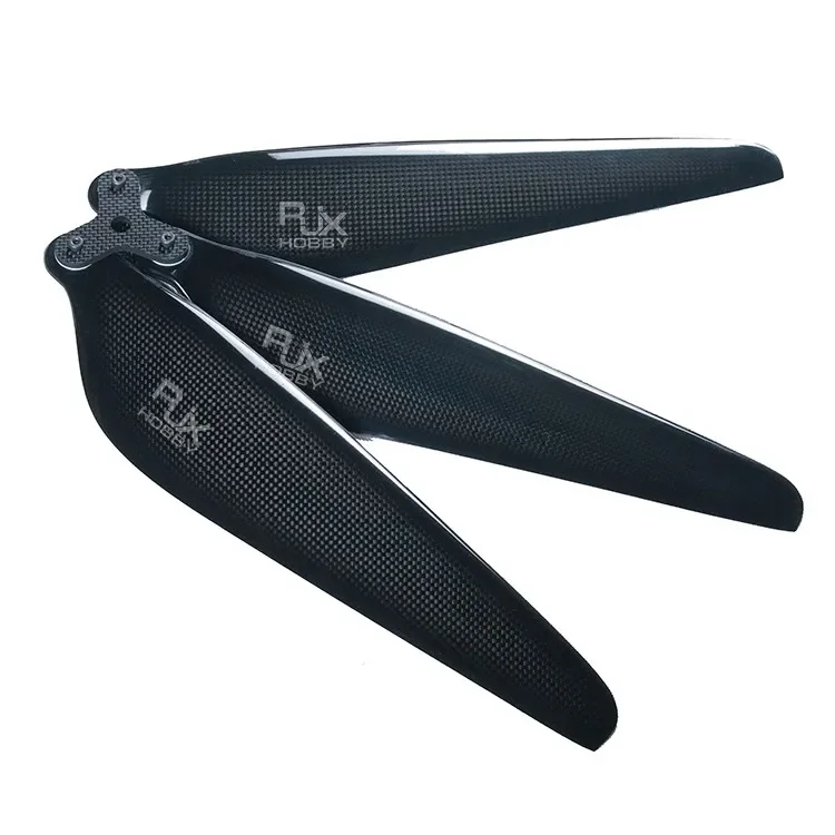 CarrySimpleCarbon Fiber Folding Propeller 3 BLADE 30x10.5inch CW CCW Set For Dr-one U-AV UAS