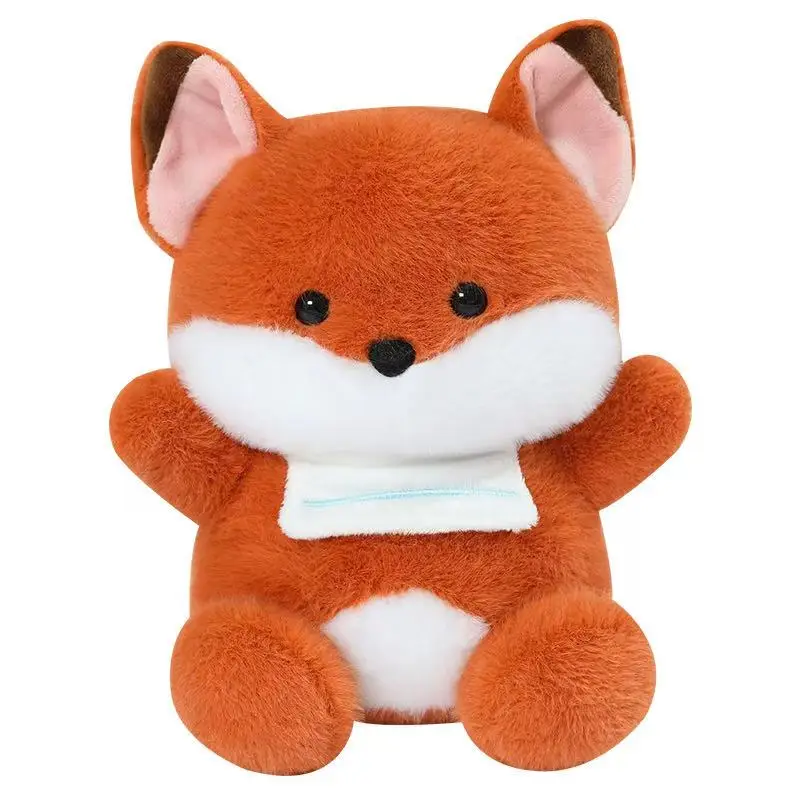 18/23 cm Simulatie Nieuwe Olifant, Kitten, Kleine Beer, Vos Pop Gevulde Knuffel Cartoon Anime Cadeau voor Kinderen Leuke Pop