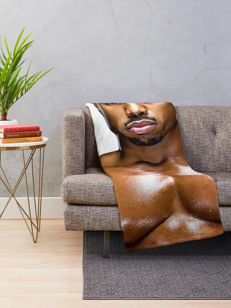 Michael B. Jordan Throw Blanket Tourist Soft Beds Flannels Thins Blankets