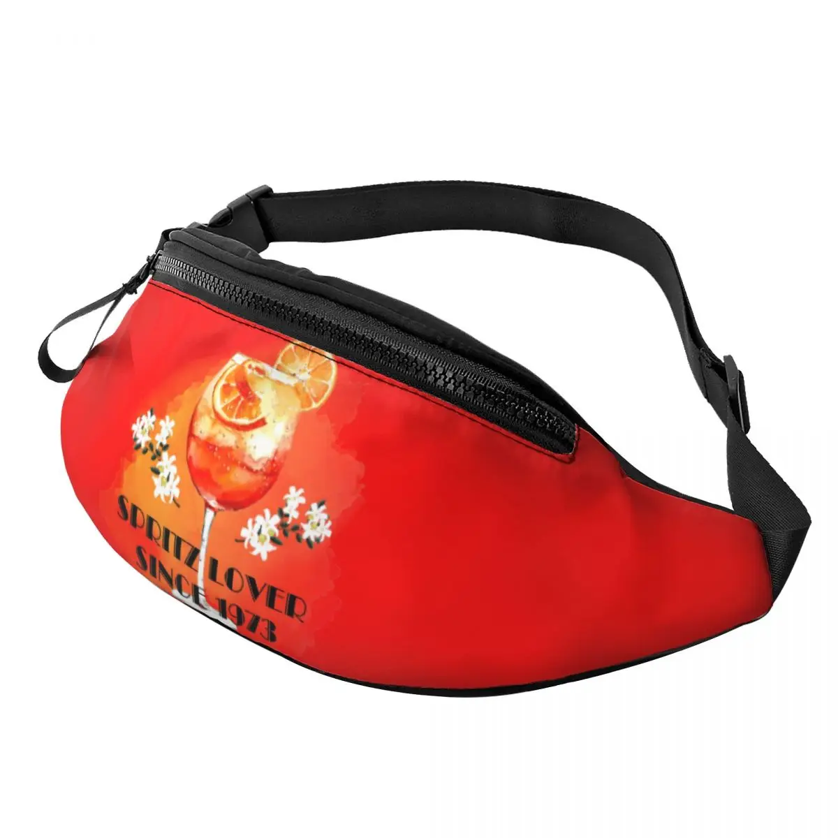 

Custom Aperols Spritz Fanny Pack for Women Men Fashion Cocktail Crossbody Waist Bag Cycling Camping Phone Money Pouch