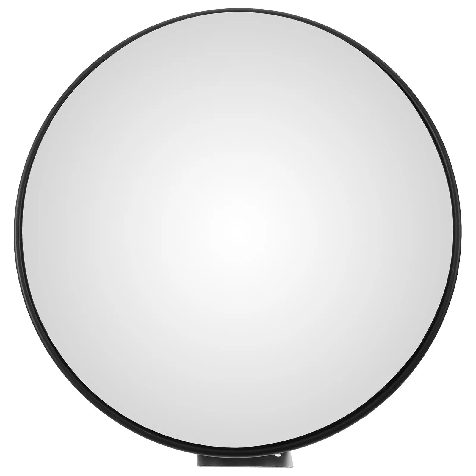 Wide Angle 30CM Black Mounting Base Traffic Mirror Convex Corner Safety Mirrors Garage Driveway Outdoor Traffic Lens
