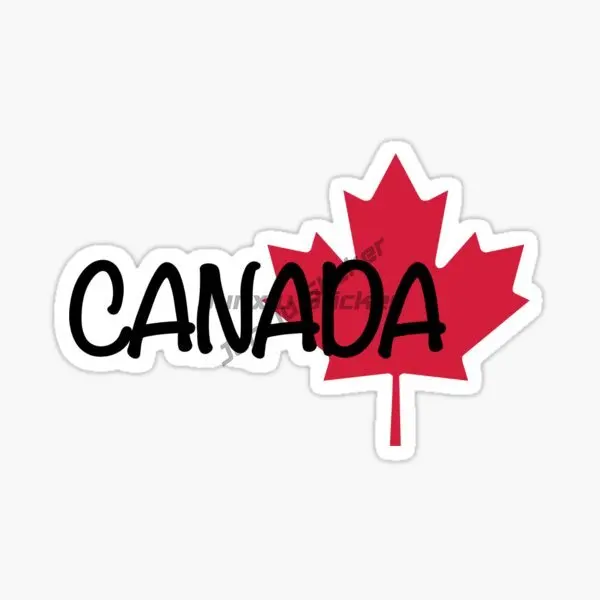 

Canadian Flag Stickers Various Size Canada Maple Leaf Graphics Laptop Motorcycle Vinyl Decals Accessories