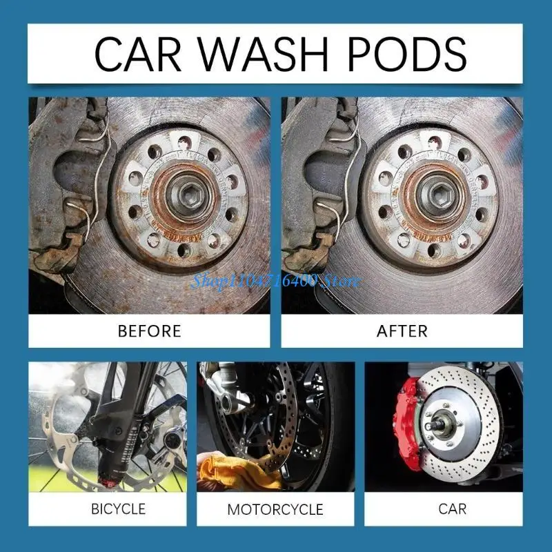 y1gd Iron Remover Sprayer Automotive Cleaner For Brake Rust Removal Metal Polish And Corrosion Without Residues