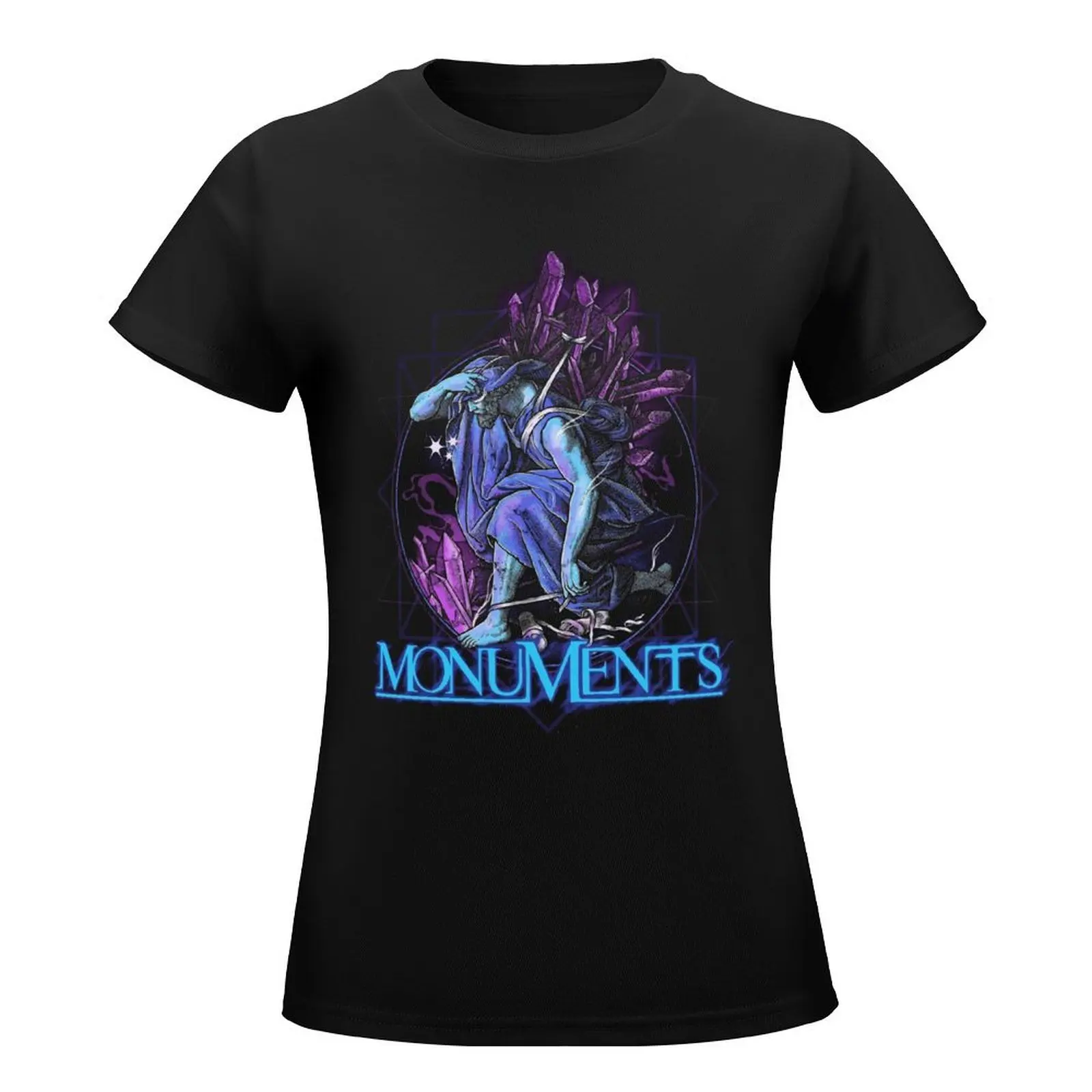 Monuments - In Stasis T-Shirt summer top oversized Womens clothing