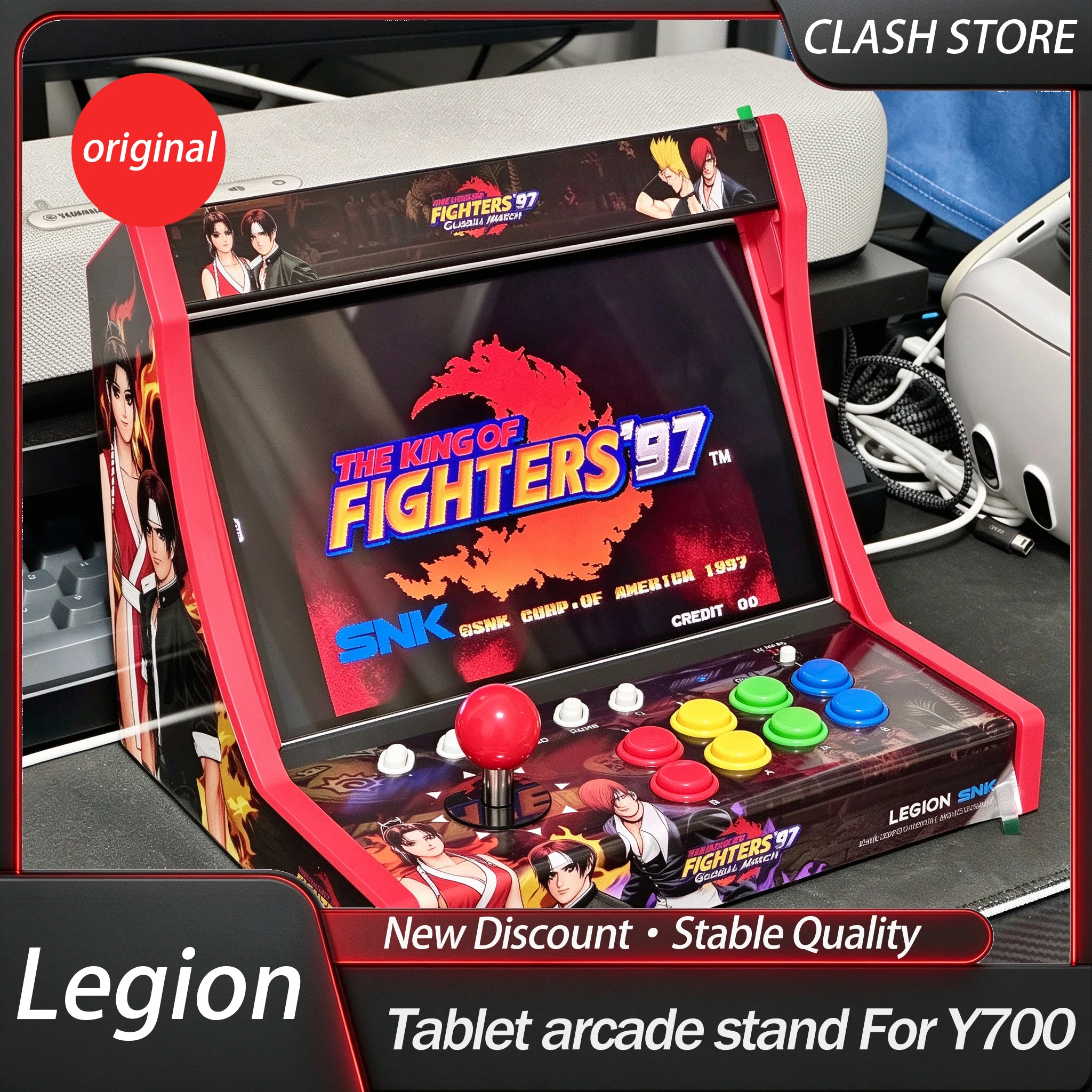 Legion Y700 4th 5th Gen Tablet  Arcade Stand Plug and Play Snap in Installation Custom Turbo Function Dock,for 3th 4th 5th Gen