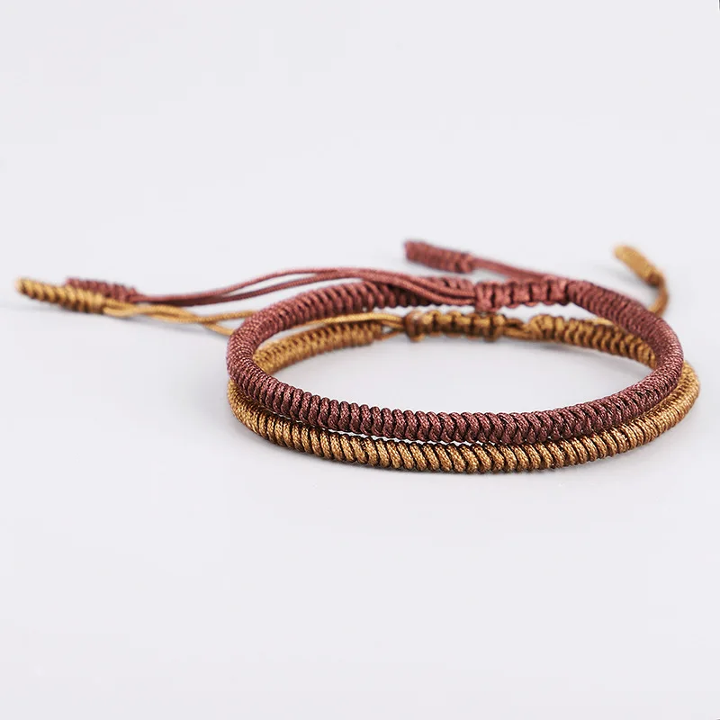 Handmade Knots Rope Bracelet For Women Men Tibetan Buddhist Lucky Charm Tibetan Bracelets & Bangles Gift