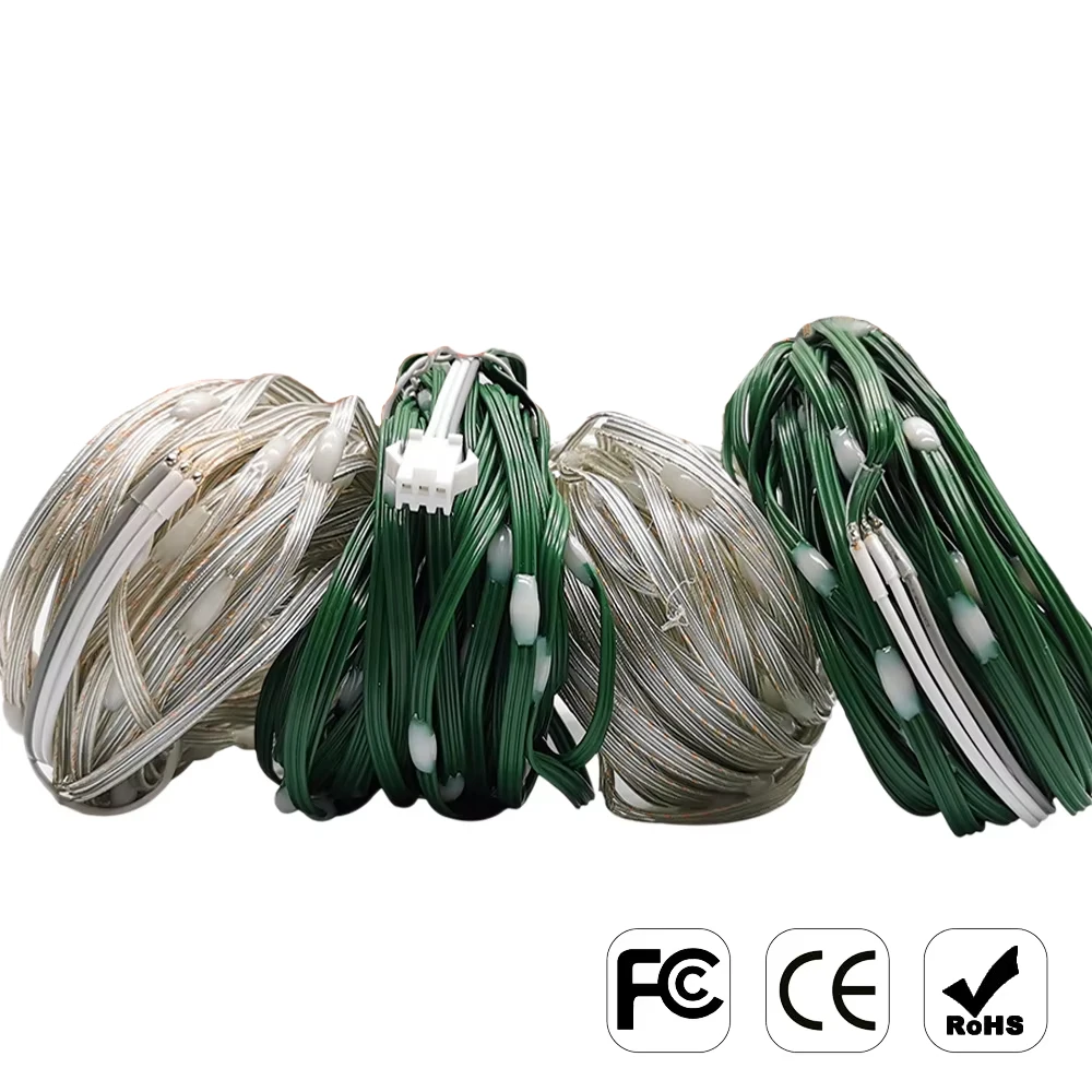 5m 10m 15m 20m 25m WS2812 LED String Party Decorate Light Individually Addressable RGB Color Outdoor Waterproof IP68 Strip DC5V