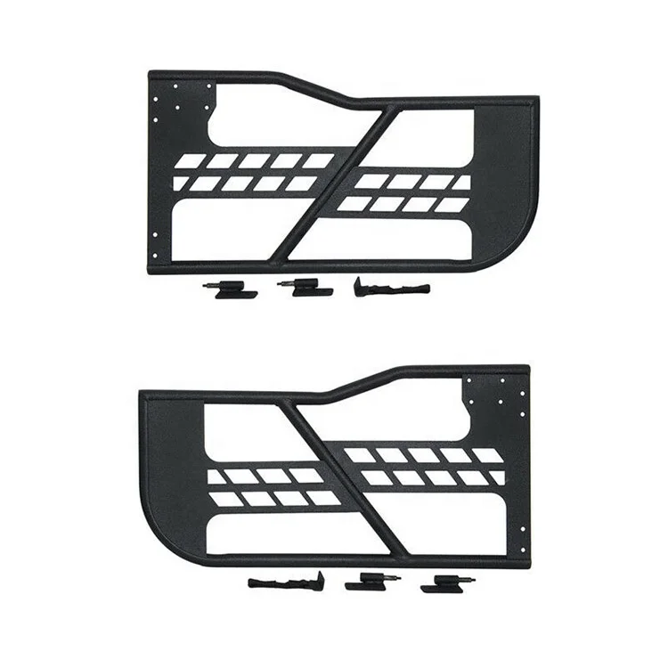 ملحقات السيارة العالمية للطرق الوعرة نصف باب مع مرآة جانبية لسيارة رانجلر JL 2018-2021