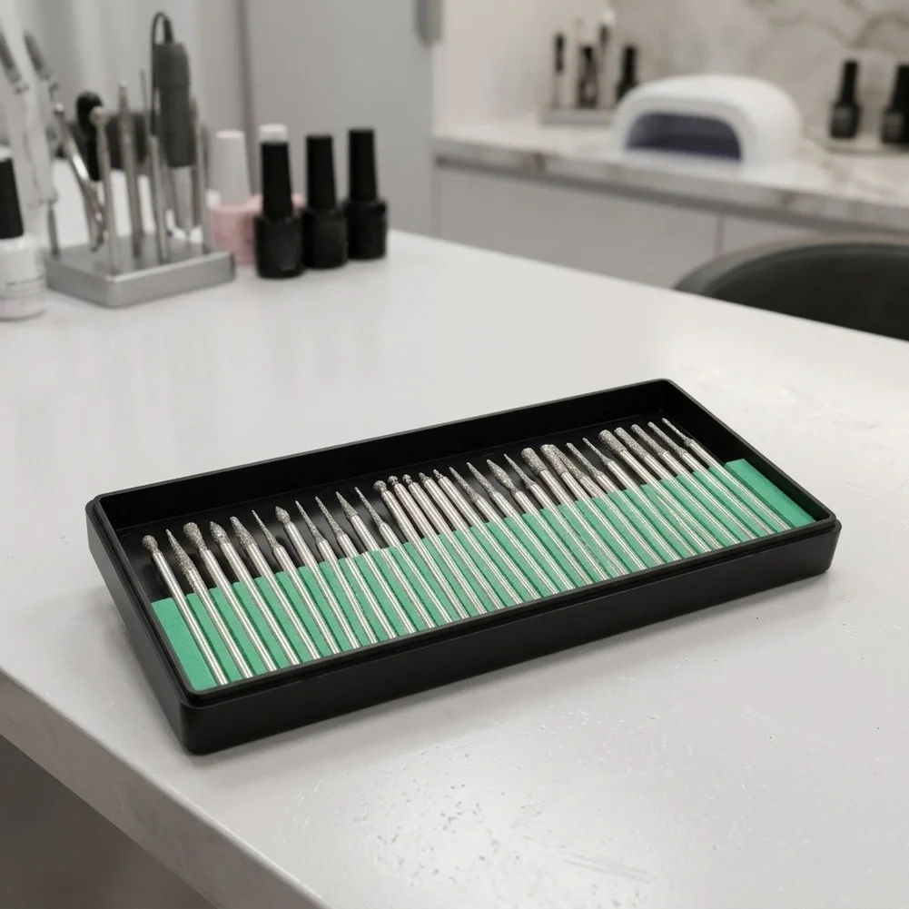 Professional 88PCS Nail Drill Accessories Including Carbide Bits Sanding Bands and Polishing Buffs for Electric Nail Machine Use