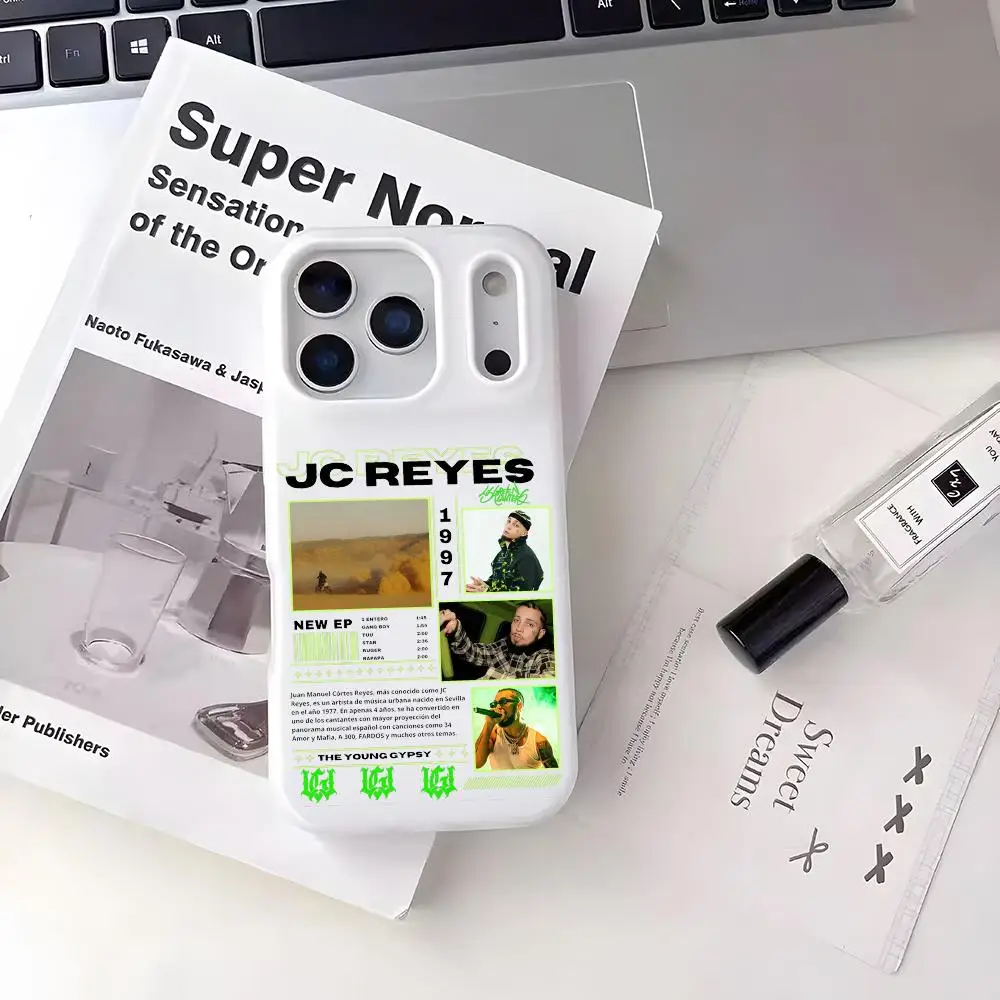 Rapper JC r-REYES Tour Phone Case For iPhone 17 16 15 14 13 12 11 Pro Max Plus Mini Case Clear Jelly Shockproof Soft Cover