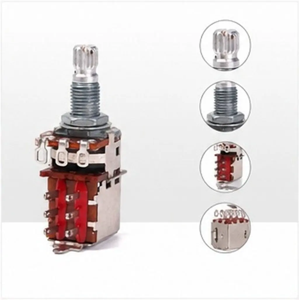 Replacement Hand Volume Tone Control Knob Guitar Wiring Long Shaft Potentiometer
