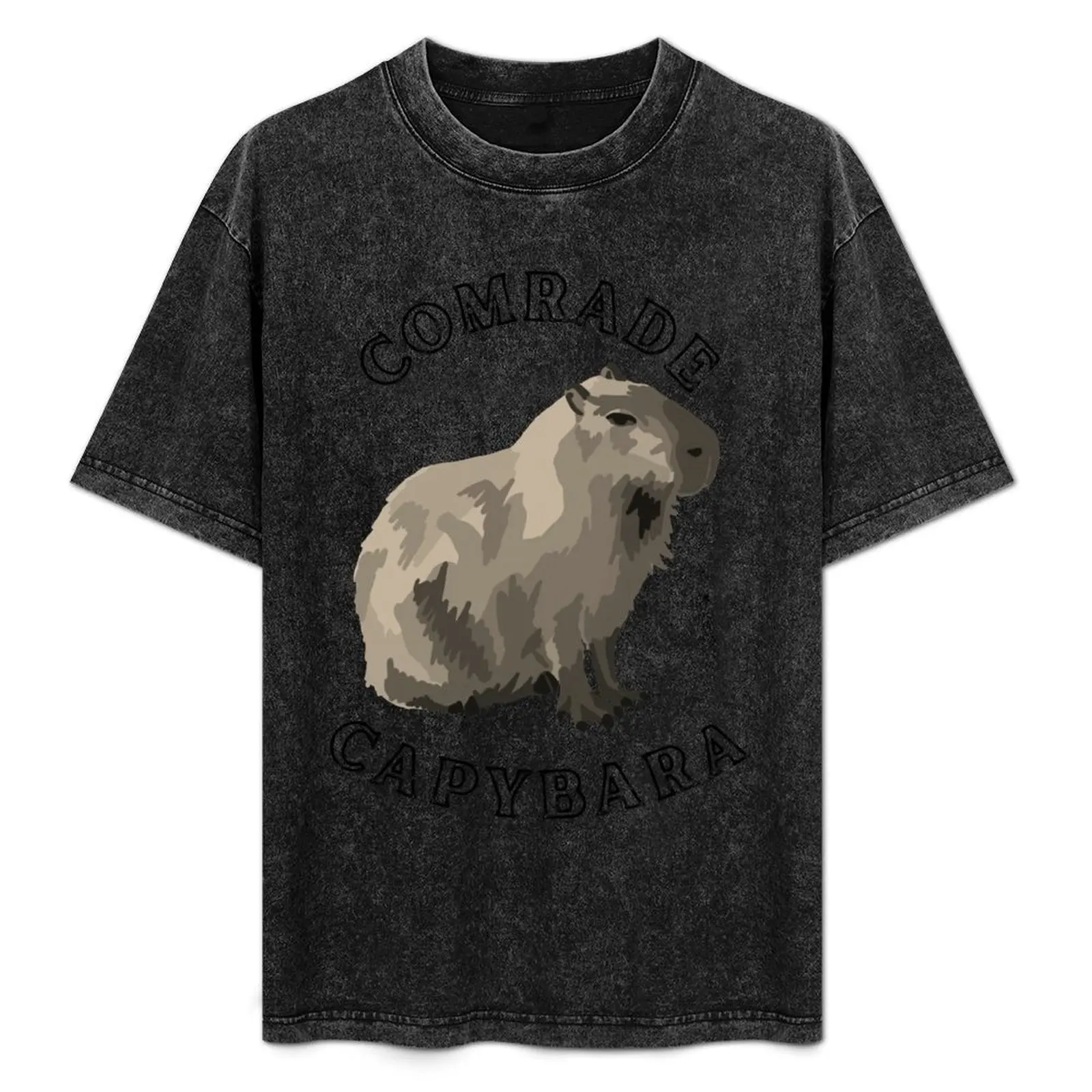 Comrade Capybara T-Shirt Mechanic Work Tee Shirt