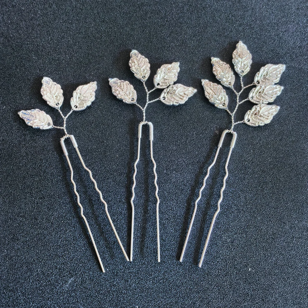3pcs/set Pearl U-shaped Hairpins Wedding Bridal Hairstyle Design Tools Fashion Handmade Hair Clip Pins Women Hair Accessories view 5