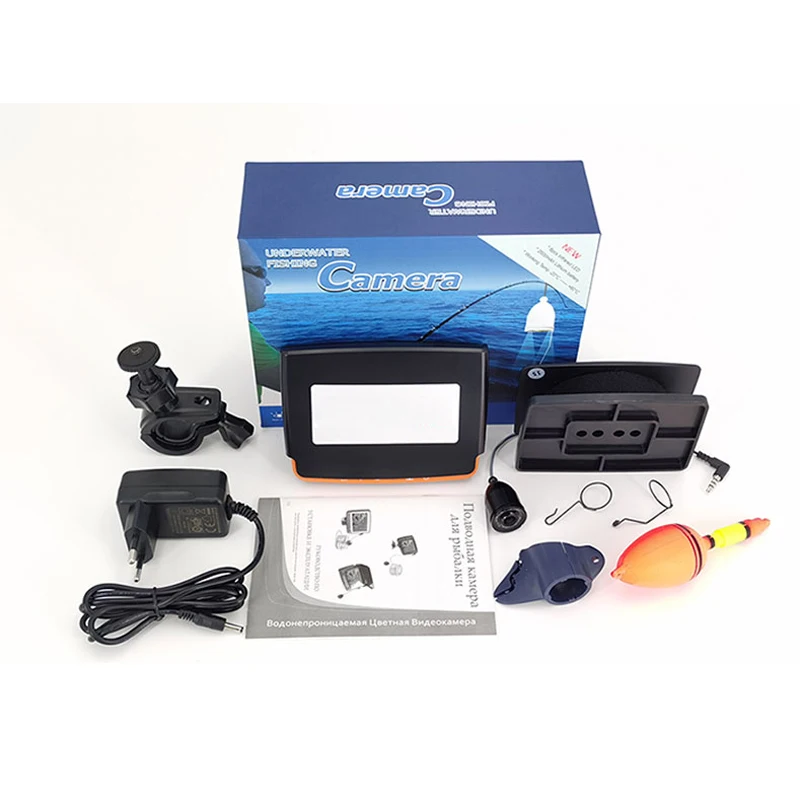 

8HBS Video Fish Finder 4.3 Inch IPS LCD Screen Camera Kit For Winter Underwater Ice Fishing Manual Backlight Boy/Men's Gift