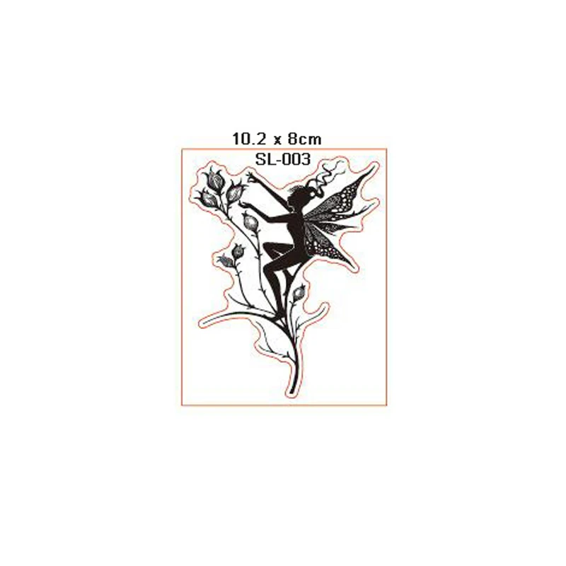 

New Arrival Fairy Flower Clear Stamps for DIY Scrapbooking Card Transparent Silicone Stamp Making Photo Album Crafts Decor