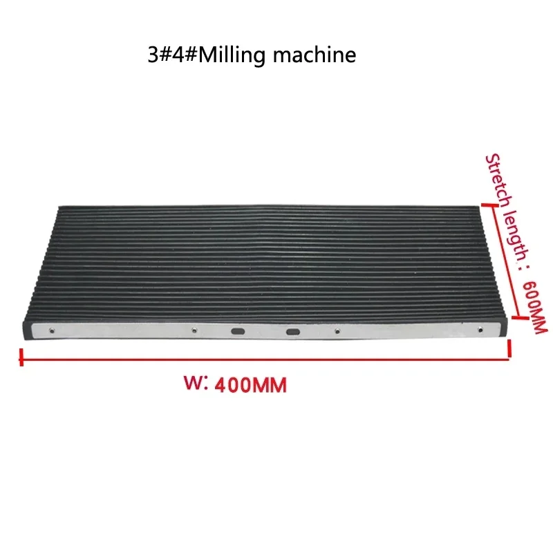 1X Milling Machine Part Accordion Type Way Mill Rubber Cover 400*600 Lathe Machine CNC Milling image 5