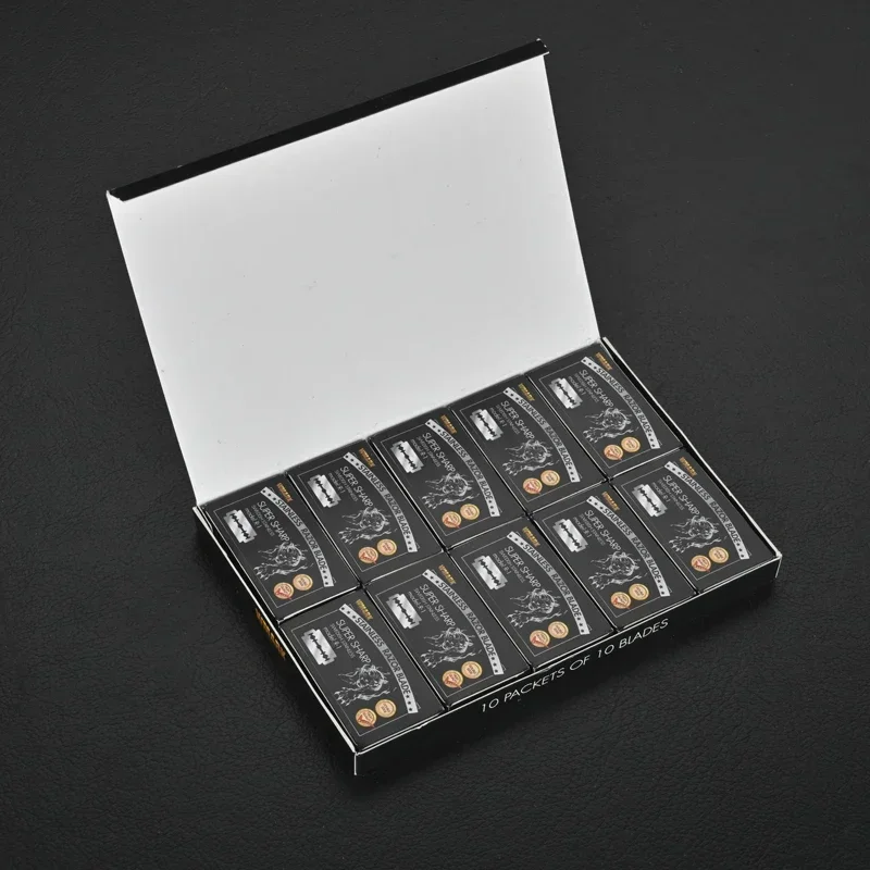 NEW WMARK Double-sided Razor Blade Stainless Steel Men Shaving Shaver Manual Shaving Tool