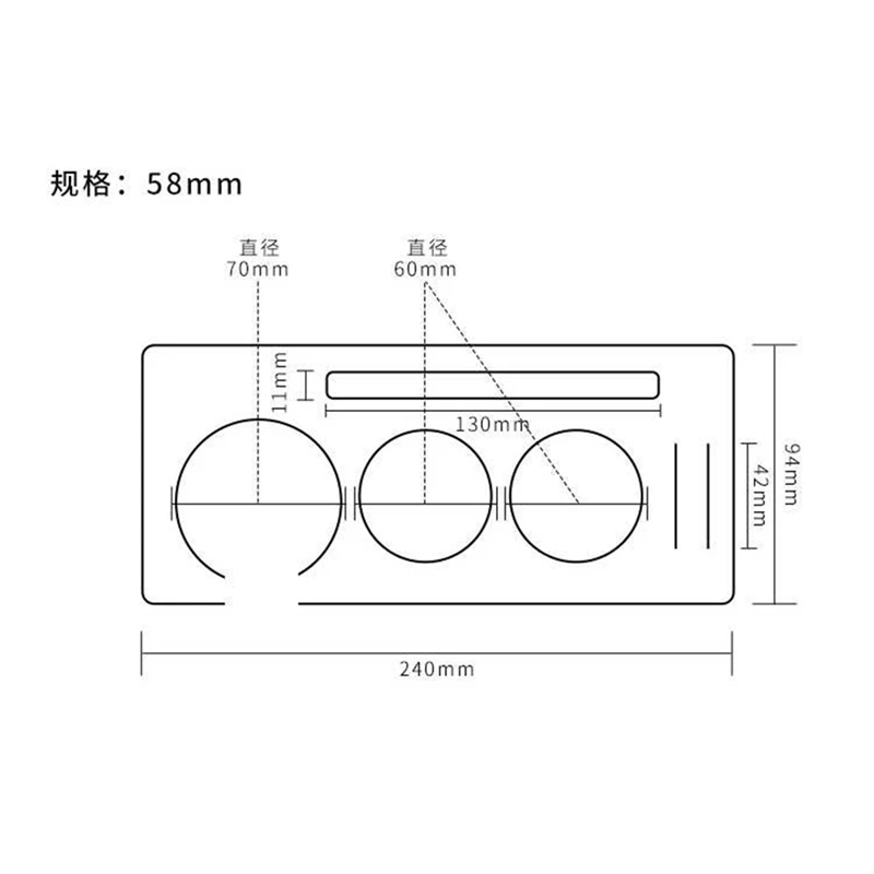 【Популярная】58 мм деревянная подставка для тампера для кофе, держатель портафильтра для кофе, подставка для прижимной части, держатель рычага для распределения эспрессо