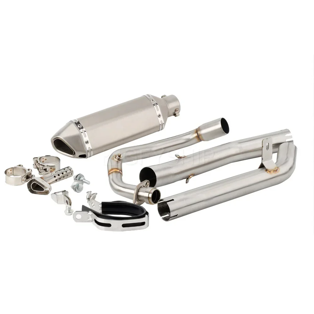 أنبوب عادم الدراجة النارية لأبريليا RS 125 2017 2018 2019 2020 Tuono 125 Tuono 125 RS125 RS 125 مع أنبوب الوصلة الأوسط #4