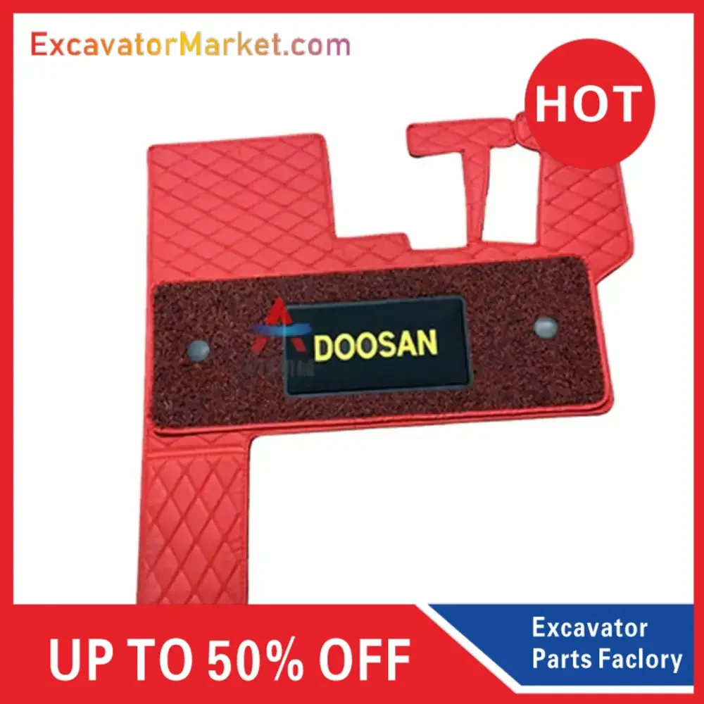 

for Cab Carpet Silk Ring Floor Mats For Doosan Wheel Excavation Special Foot Pad DX55/60 /150W /210w-9C-ECO