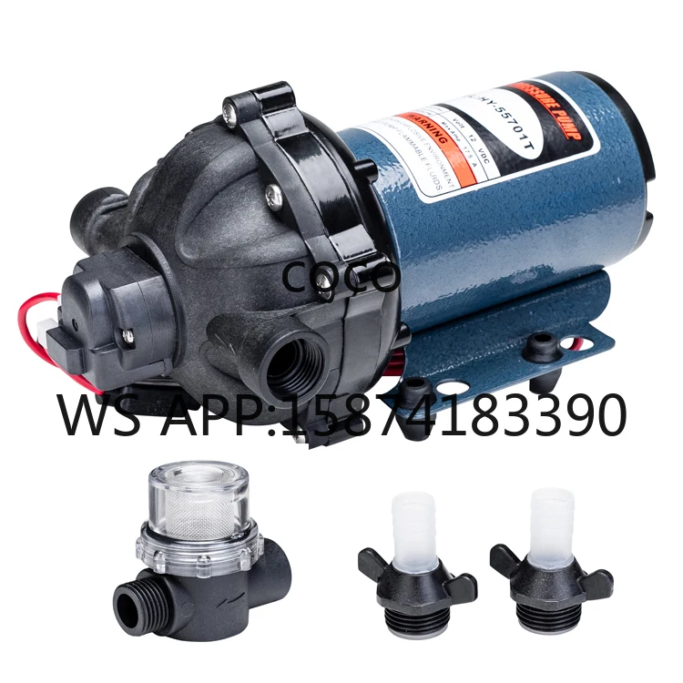 High Flow 5.5GPM Lifesrc 5 Chamber Diaphragm Pump | Self-Priming Water Transfer Pump